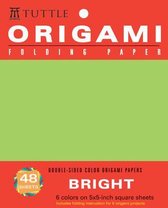 Origami Hanging Paper - Bright - 5  - 48 Sheets: Tuttle Origami Paper: High-Quality Origami Sheets Printed with 6 Different Colors