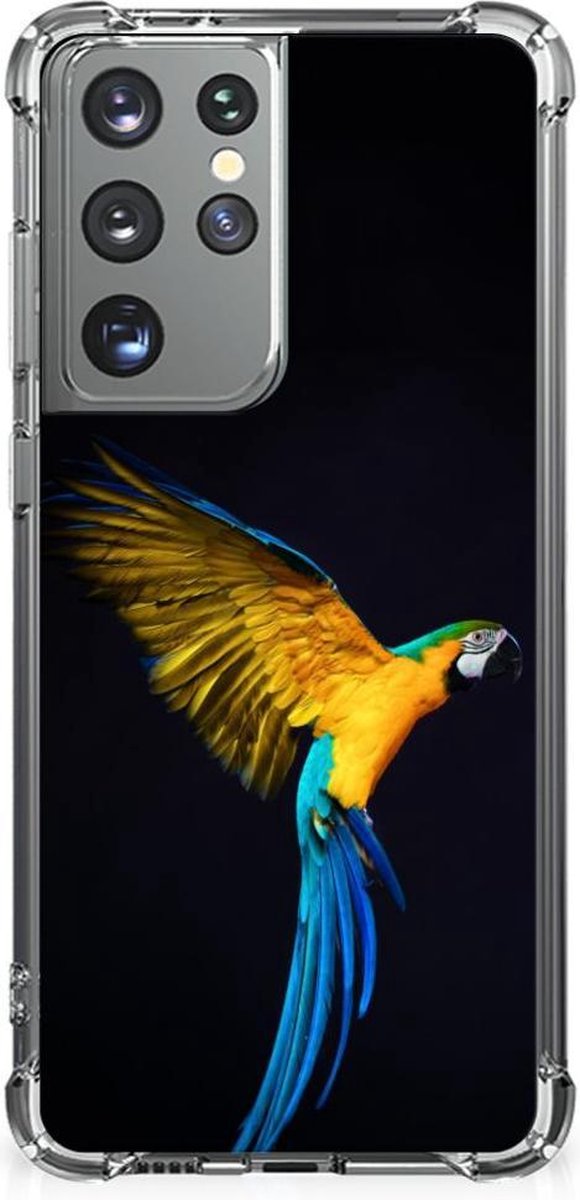 Samsung Galaxy S21 Ultra Case Anti-shock Papegaai
