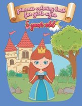 princess coloring book book for girls ages 5 year old