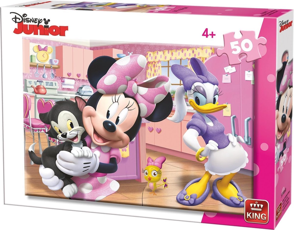 Puzzle en bois Disney Minnie Daisy enfant 3 ans