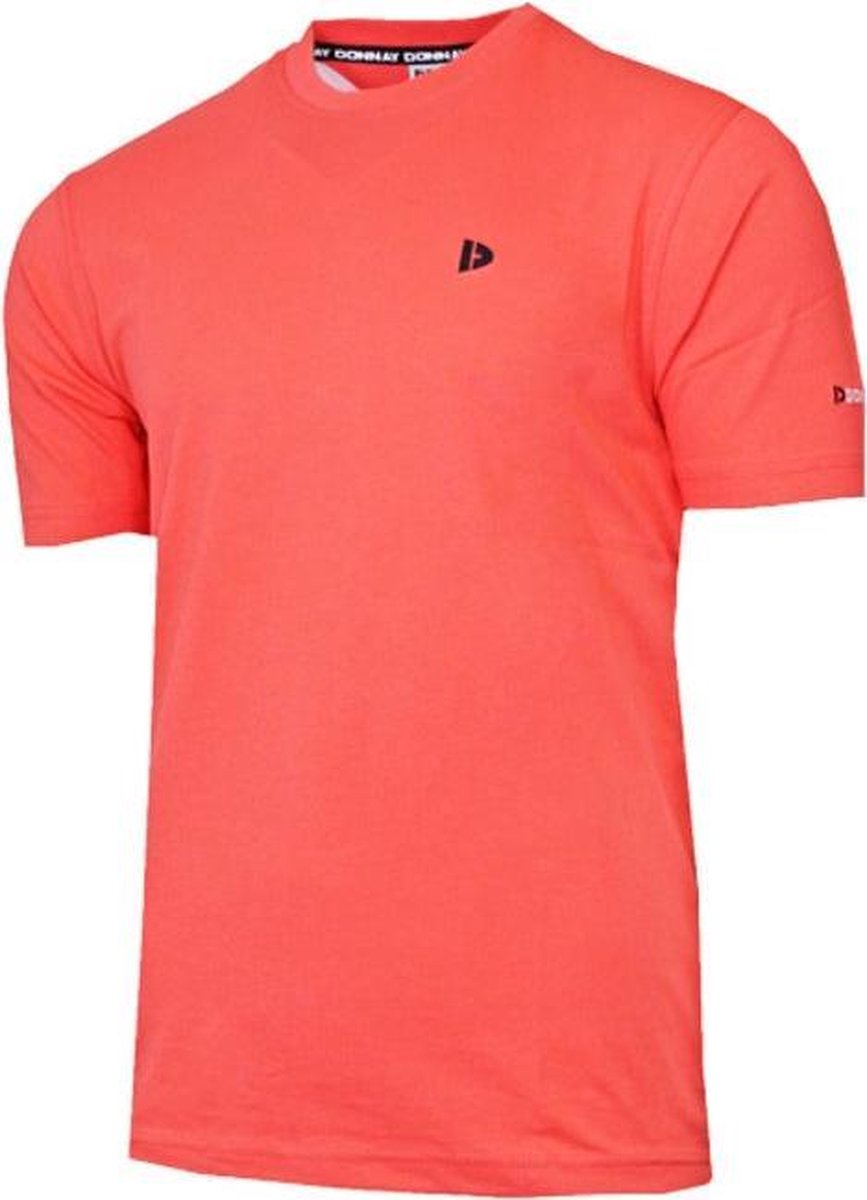 Donnay T-shirt - Sportshirt - Heren - Maat L - Peach Coral