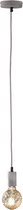 LED Hanglamp - Hangverlichting - Trinon Cardino - E27 Fitting - 1-lichts - Rond - Antiek Grijs - Aluminium