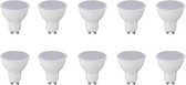 LED Spot 10 Pack - GU10 Fitting - 6W - Natuurlijk Wit 4200K