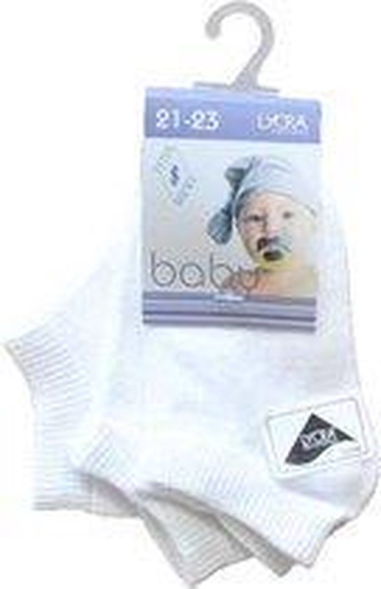 zelfmoord verklaren houd er rekening mee dat Baby sneaker sokjes - 12 paar witte enkel kousen - naadloos - maat 21/23 |  bol.com
