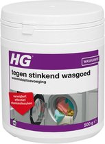HG tegen stinkend wasgoed wasmiddeltoevoeging - 500gr - verwijdert stankmoleculen - voor 16 wasbeurten