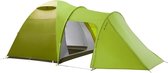 Tente VAUDE Campo Casa XT 5P - vert chute - 8 283 kg - - 3 entrées - 1 vestibule spacieux avec hauteur libre
