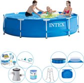 Metal Frame Pool Zwembad - 305 x 76 cm - Inclusief Accessoires