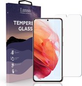 Lunso - Gehard Beschermglas - Full Cover Tempered Glass - Samsung Galaxy S21