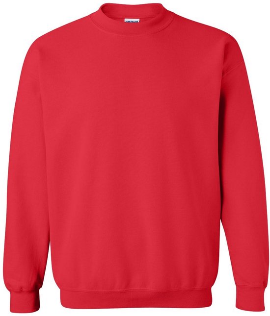 Gildan Heavy Blend Sweatshirt unisexe à col rond pour adultes (rouge)