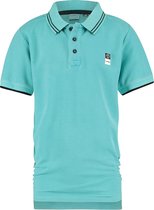 Vingino Poloshirt Essentials Jongens Katoen Blauw Maat 152