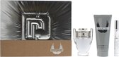 Paco Rabanne - Invictus GIFTSET Eau de toilette Spray 50ml/All Over Shampoo 100ml/Edt Travel Spray 10ml - Eau de toilette