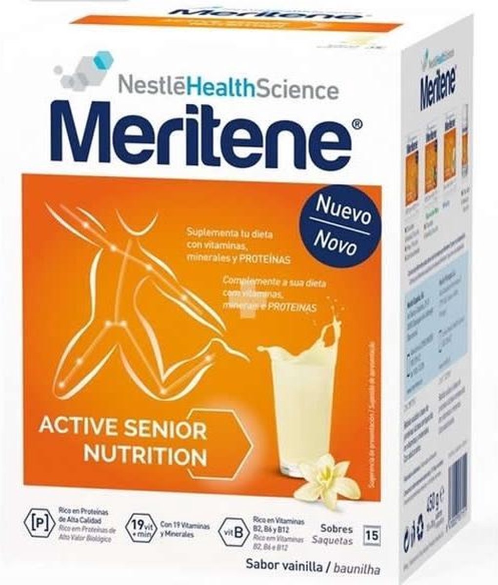 Meritene Batidos Sabor Vainilla 15 Sobres