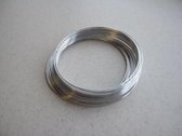 Zilveren Aluminiumdraad - 1,0 mm dik
