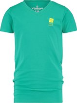 Vingino T-shirt B-basic Jongens Katoen/elastaan Groen Maat 98