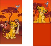 Disney The Lion King 2-in-1 Strandlaken + Gymbag - 70 x 140 cm  + 43 x 32 cm - Polyester