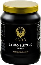 4Gold Carbo Elektro Isotone Drink Poeder, Sporthydratatiedrank Bevordert Sportprestaties, Sport supplement, Lemon-Cola, 500g
