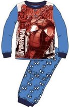 Marvel Spiderman pyjama  - Fleece - blauw - maat 122/128 (8 jaar)