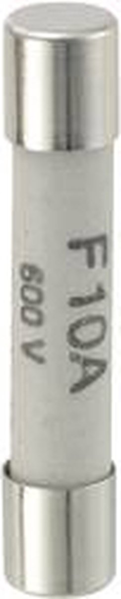 VOLTCRAFT 123422 Reservezekering (Ø x l) 6.3 mm x 32 mm 10 A 600 V Snel -F- Inhoud 1 stuk(s)