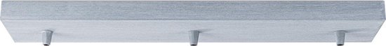Home Sweet Home - Plafondkap Beton - 47/10/4.5cm - 3 lichts plafondplaat - Bar plafondrozet - metaal - inclusief aansluit box en montage beugel - maak zelf je eigen unieke hanglamp
