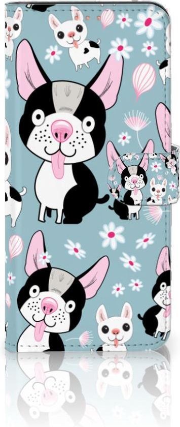 Tenphone Etui Coque pour Samsung Galaxy A72 Portefeuille Chiens
