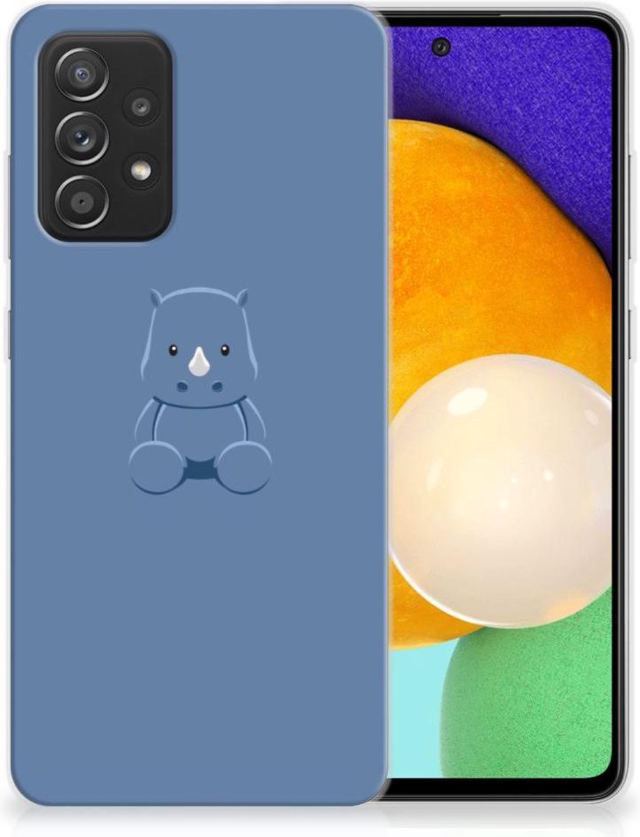 Samsung Galaxy A52 (5G/4G) Telefoonhoesje met Naam Baby Rhino