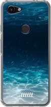 6F hoesje - geschikt voor Google Pixel 3a -  Transparant TPU Case - Lets go Diving #ffffff