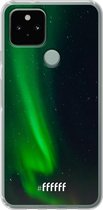 6F hoesje - geschikt voor Google Pixel 5 -  Transparant TPU Case - Northern Lights #ffffff