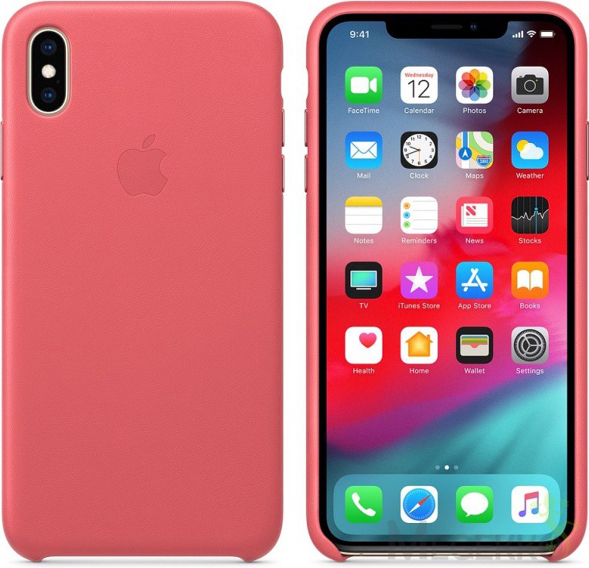 Apple - Leren Hoesje - iPhone Xs Max - Roze