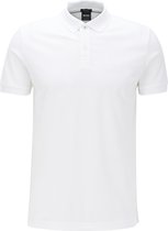 HUGO BOSS Piro regular fit polo - heren polo korte mouw - wit -  Maat: S