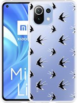 Xiaomi Mi 11 Lite Hoesje Swallows - Designed by Cazy