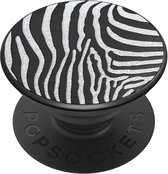 PopSockets Luxe PopGrip - Embossed Metal Zebra