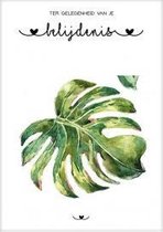 Kaart - A6 - 10x15cm - Met envelop - Belijdenis Groen Blad - Belijdenis - Christelijke kaart - Majestic Ally - 12 stuks