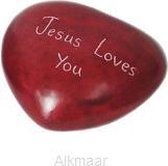 Steen - Jesus loves you - Rood hart - Blackstone