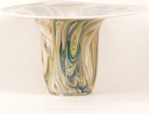 Design vaas Fiore - Fidrio FINE LINES - glas, mondgeblazen - diameter 33 cm hoogte 19 cm