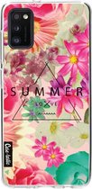 Casetastic Samsung Galaxy A41 (2020) Hoesje - Softcover Hoesje met Design - Summer Love Flowers Print