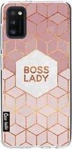 Casetastic Samsung Galaxy A41 (2020) Hoesje - Softcover Hoesje met Design - Boss Lady Print