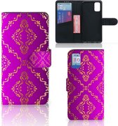 GSM Hoesje Geschikt voor Samsung Galaxy A41 Telefoonhoesje met foto Barok Roze