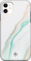 iPhone 11 rondom bedrukt hoesje - Sweet marble | Apple iPhone 11 case | wit | Luxe telefoonhoesje | Extra sterk