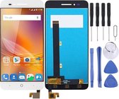 Lcd-scherm en digitizer volledige montage voor ZTE Blade A610 A610C (wit)