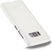 GOOSPERY JELLY CASE voor Galaxy S8 TPU Glitterpoeder Valbestendig Beschermende Cover Case (Wit)