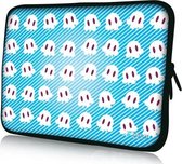 Sleevy 17,3 laptophoes doodskopjes - laptop sleeve - Sleevy collectie 300+ designs