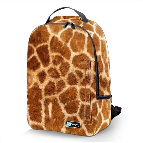 Recensent Banzai comfort Laptop rugzak 15,6 Deluxe giraffe print - Sleevy - schooltas | bol.com