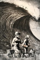 BANKSY Big Wave Dismaland Canvas Print