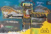 BANKSY Banksquiat at Walled Off Hotel Canvas Print
