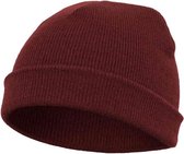 Flexfit Yupoong Heavyweight Beanie 1500KC Maroon Donker Rood maat One size