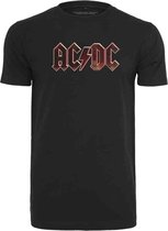 Urban Classics AC/DC Heren Tshirt -S- AC/DC Voltage Zwart