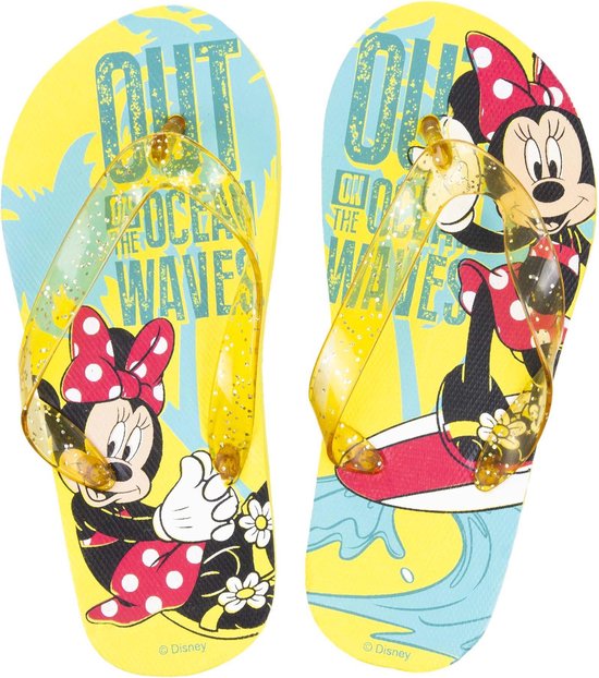 Chaussons Minnie Mouse - Tongs Minnie Mouse taille 33/34