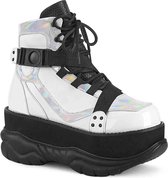 Demonia Plateau sneakers -40 Shoes- NEPTUNE-181 US 8 Wit