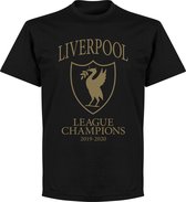 Liverpool Champions T-Shirt 2020 - Zwart - Kinderen - 152