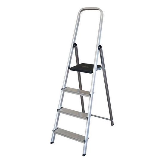 Opvouwbare ladder 4 tredes (152 x 42,5 12 | bol.com